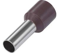 VOGT VERBINDUNGSTECHNIK Boquilla de destreza de cable simple 470812 10 mm² x 12 mm parcialmente aislado Marrón 100 pc(s)