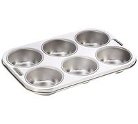 Vogue aluminio 6 taza de profundidad para magdalenas bandeja 27 x 19 cm bandeja y comercial