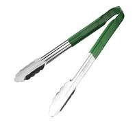 Vogue CB155 pinzas para servir, color verde