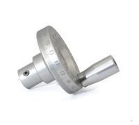 Volante de mano de aleación de aluminio, volante de fresado con escala láser y manivela giratoria de precisión de aluminio for mesa deslizante manual de máquina CNC(50x12mm)
