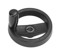 Volante de Mano Plegable 125mm con Mango Giratorio para Torno y Taladro - Manivela Ajustable para Molino y Maquinaria Industrial, Herramienta Rotativa Compacta y Duradera