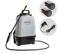 Volpi ELITE 16 PRO TECH - Pulverizador de mochila con lanza de fibra de vidrio a batería - 2x 14,4 V 2 Ah - 8 bar