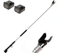 Volpi KV201 - Tijeras de poda eléctricas con pértiga - 2X21.6V 4Ah - Diámetro de corte 38 mm