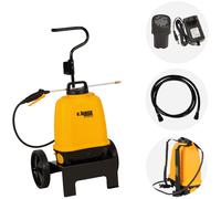 Volpi V-BLACK VITA 12 - Pulverizador eléctrico a batería de mochila y carrito - Con tubo de 2 m