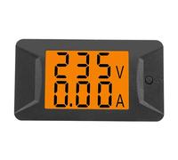 Voltímetro AC 40-400V 100A Medidor de Panel de Amperios de Voltaje Digital Dual Amperímetro Voltímetro 110-220V