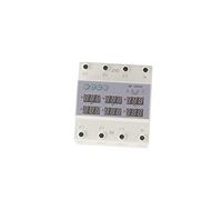 Voltímetro Amperímetro Trifásico Riel DIN, AC230-300V, 40A, Protector contra Sobrevoltaje y Sobrecorriente Automático, 35mm