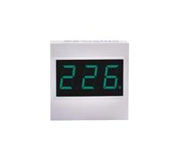 Voltímetro de CA for placa de bomba de agua Monitor LCD medidor de voltaje de Chip inteligente AC0-500V blanco 40 * 40 * 25mm