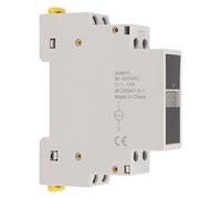 Voltímetro Digital Monofásico, Mini Modulares, Caja ABS, AC80V-500V, Precisión 1% - Pantalla Digital Clara, Montaje en Riel DIN, Uso Profesional para Electricistas