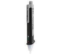 Voltmaster NCV 3 Comprobador de tensión sin contacto de 50 V CA, medidor de corriente (detector de tensión de alta calidad con señal acústica, pantalla LED, sensibilidad ajustable, plástico ABS), gris