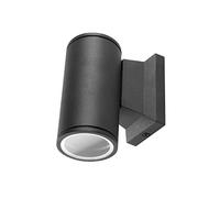 VoltShine Aplique de pared unidireccional negro GU10, sin fuente de luz, ideal para iluminación decorativa y funcional en interiores.