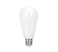 VoltShine Bombilla LED ST64 E27 12W, filamento de pantalla blanca, alta nergética, ideal para iluminación ambiental y decorativa.
