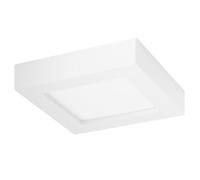 VoltShine Downlight LED cuadrado 9W luz amarilla de superficie, ideal para iluminación en interiores, techos y ambientes acogedores.