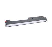VoltShine Foco LED 10W para carril magnético, color negro, 48V, 4500K, ideal para iluminación de espacios comerciales y domésticos.