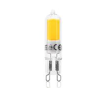 VoltShine Lámpara LED G9 4W de cristal, diseño elegante, eficiente y versátil, ideal para iluminación decorativa en hogares y oficinas.