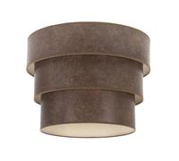 VoltShine Pantalla colgante - pantalla triple de 50x40x28 cm, diseño oxido, ideal para decoración de interiores, resistente y funcional