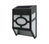 VoltShine Sensor LED solar de 1W, 2 unidades, con guía crepuscular; ideal para iluminación exterior y ahorro energético.