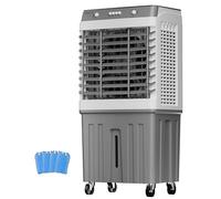 VOLURE Enfriador de aire evaporativo 3 en 1 44,5x34x(85-100) cm Oscilante 3 velocidades