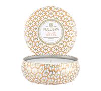 Voluspa Vela perfumada Maison Blanc 3-wick Tin 40 horas Italian Bellini