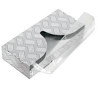 VON Leitz 40230003 Leitz - Carpeta transparente para documentos (A4, en práctico dispensador, apertura superior, sin ácidos, para documentos, 40 unidades)