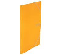 VON Leitz - Carpeta A4 con goma elástica, plástico polipropileno, para 150 hojas, 3 solapas, impresión moderna, ligera, paquete de 5