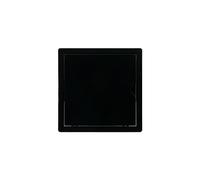 VONLIS Puerta de inspección de inspección de plástico blanco grafito/antracita 100 150 200 250 300 mm 150 x 150 mm grafit/antracita