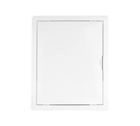 VONLIS Puerta de revisión de 200 x 250 mm, 20 x 25 cm, plástico para paneles de yeso, tapa de mantenimiento, color blanco