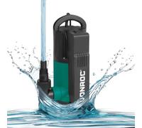 VONROC Bomba Sumergible 750W con Flotador Integrado para Aguas Sucias