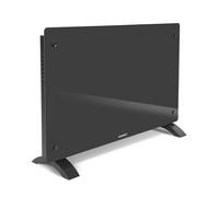 VONROC Convector Eléctrico Smart 2000W con WiFi y Panel de Vidrio Gris