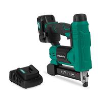 VONROC Grapadora/Clavadora Inalámbrica 20V VPower - Incluye Batería y Cargador, para Tapicería, Carpintería y Bricolaje