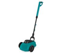 VONROC Mini cortacésped eléctrico 350W con Mulching | mango telescópico, 22 cm