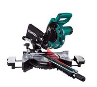 VONROC Sierra ingletadora 2000W - Sierra de bisel y costilla radial - Hoja de sierra de Ø 216 mm y 40 dientes - Provista de láser y LED