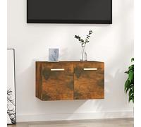Vopese Armario de Pared Madera ingeniería Roble Ahumado 60x36,5x35 cm Armario de Pared,Mueble Auxiliar Armario Cocina Mueble baño pequeño
