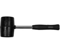 Vorel 33908, martillo de goma de 75 mm con mango de metal, ideal para