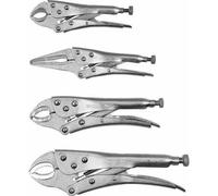 VOREL 44110 wire stripper pliers made of steel, set of 4 pieces, ideal for electricians and cutting tasks.