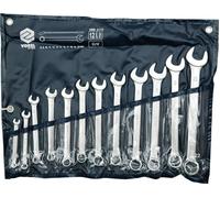 Vorel 51710 - llaves combinadas 12pcs crv bolsa 6-22mm