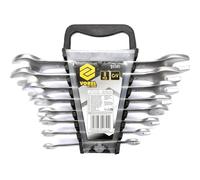 VOREL 51741 - llave fija doble extremo abierto set 8pcs 6-22 satén