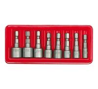 VOREL 66113 screwdriver bit, 1/4" size, includes 8 pieces in the set, perfect for precise tasks and repairs, suitable for multi-bit applications and general use.