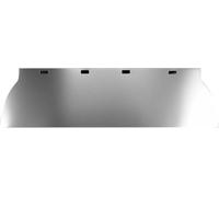 VOREL Espátula de superficie de 25 - 100 cm, espátula para fachadas con hoja de metal, espátula de superficie con hoja de cambio, longitud: 400 mm, para 06002, acero inoxidable, mango de PVC, 0,3 mm