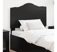 Vorpalize Cabecero de madera de roble negro, 93 x 3 x 100 cm, cabecero de cama robusto para camas modernas y clásicas, fácil montaje, duradero, diseño elegante
