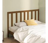 Vorpalize Cabecero marrón miel 166 x 4 x 100 cm madera maciza de pino cabecero para cama sin cabecero con vetas rústicas