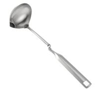 VOSAREA Cucharón de Filtro de Aceite Mango Anti-calor de Acero Inoxidable para Separar Aceite y Servir Sopa en Cocina