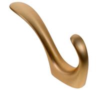 VOSAREA Gancho de Pared Dorado Colgador Sencillo y Clásico para Baño de Aleación de Zinc Superficie Lisa y Buena Capacidad de Carga para Toallas y Bufandas