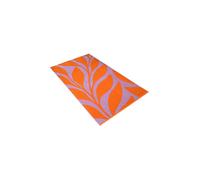 VOSSEN Toalla de playa de velour 100x180cm OCEAN LEAF Naranja naranja