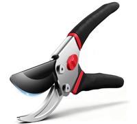 VOTREK® Tijeras de Poda Bypass 21,5 Cm - con Cuchillas SK5, Muelle Sellado Y Seguro Ambidiestro para Manos Débiles, las Tijeras de Jardinería Profesionales para Rosales Y Árboles Frutales - Regalo