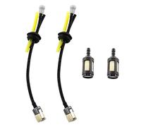 Votvlog 2 Pcs Filtro de Gasolina Kit Tubo Sello,Filtro Gasolina Desbrozadora Tubo,Universal Kit de filtros de gasolina,Tubo de Manguera de Combustible para Cortadora de Cepillo,Recortadora,Cortacésped