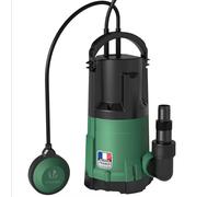 VOUNOT® Bomba Sumergible 3 en 1 para Aguas Limpias, Aguas Residuales y Bodega de Baja Succión, Bomba de Aguas Sucias Máx. Prof Inmersión 7m 13500l/h, con Interruptor de Flotador Cable Alimentación 10m