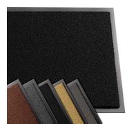 VOUNOT® Felpudo Entrada casa, Alfombra Exterior para Puerta, Impermeable Antideslizante Lavable, Alfombra para Interior y Exterior, 60x90cm, Negro
