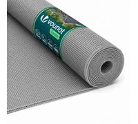 VOUNOT® Malla de Sombra 1.5x10m Red de Sombreo Exterior UV-Malla Sombreo HDPE Transpirable para Jardín Invernadero Plantas Pérgola Patio Balcón Gallinero Paño Tela Toldo Sombra Permeable al Agua Gris