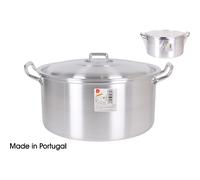 UD - Cacerola de Aluminio con Tapa y Dos Asas - Variedad de Tamaños | Calidad y Precio Increíbles | Cocina Fácil y Duradera