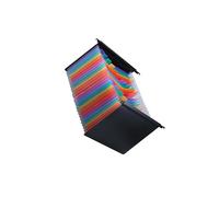 vreplrse Carpeta de Documentos fácil de Usar, Gran Capacidad, expandible, con 25 Bolsillos, fácil organizar, práctica Carpeta Colgante Tipo acordeón con Etiquetas, Vistoso